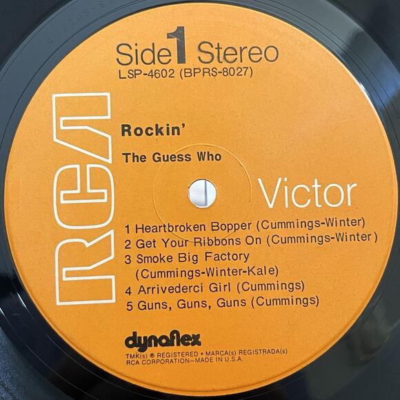 The Guess Who Rockin' Vinyl LP 1972 Gatefold RCA Victor LSP-4602 - Picture 5 of 15